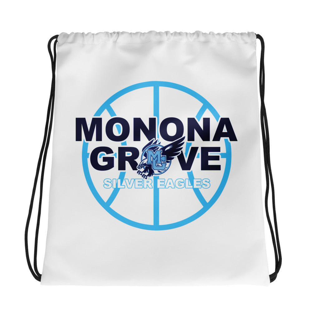 Monona Grove Basketball Drawstring Bag