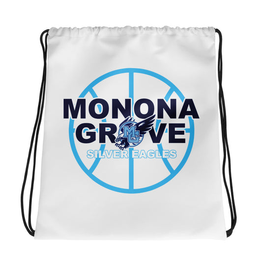 Monona Grove Basketball Drawstring Bag