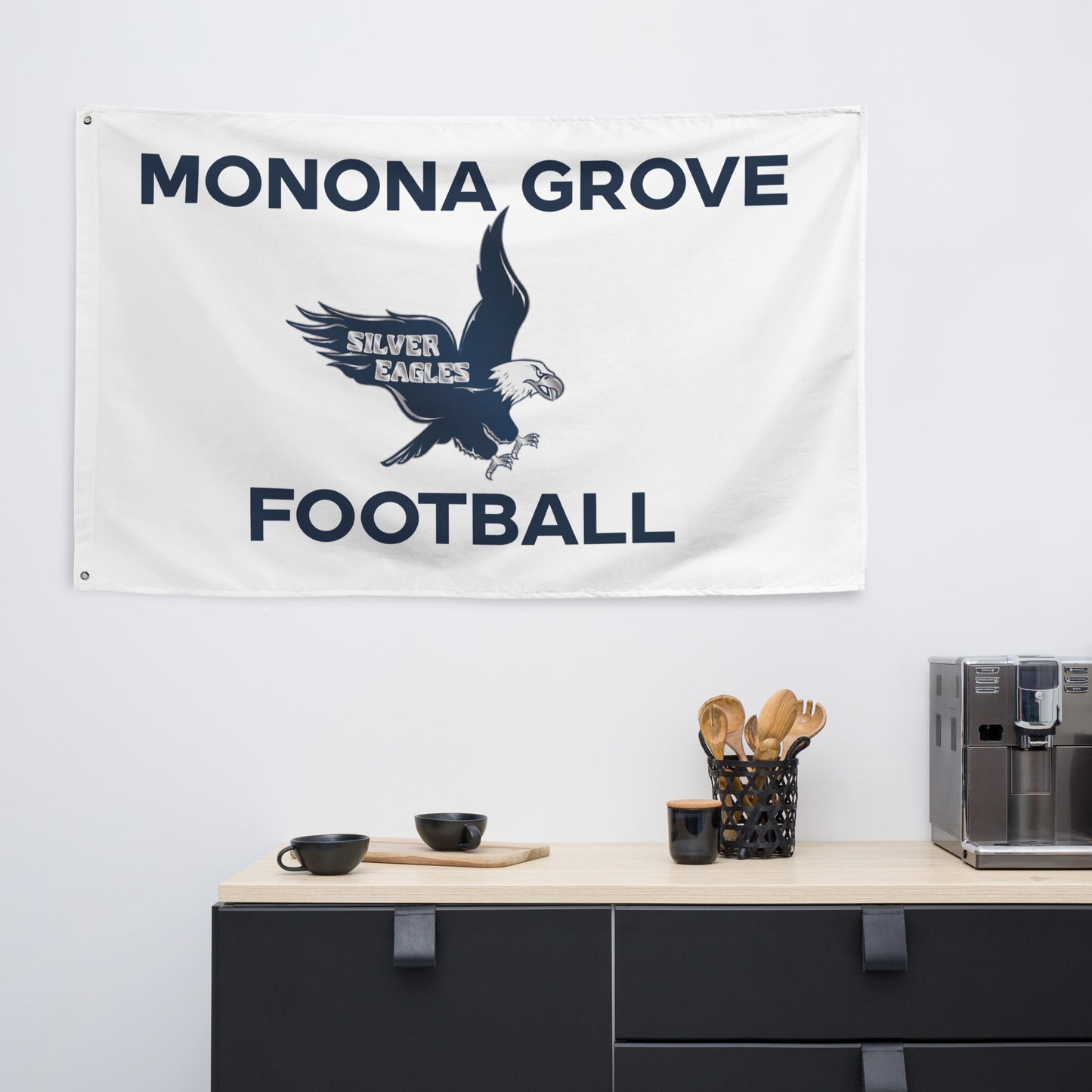 Monona Grove Football Vintage Flag