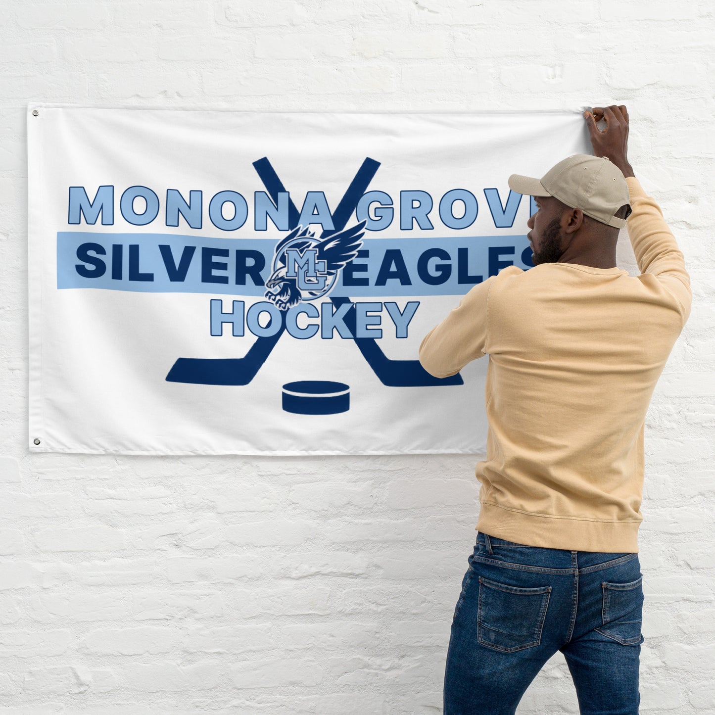 Monona Grove Hockey Flag