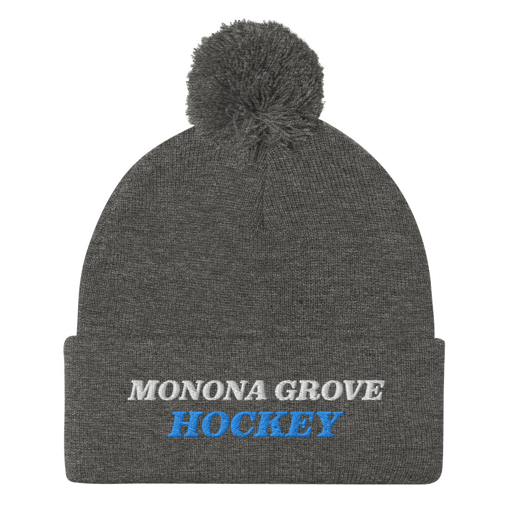 Monona Grove Hockey Pom-Pom Hat
