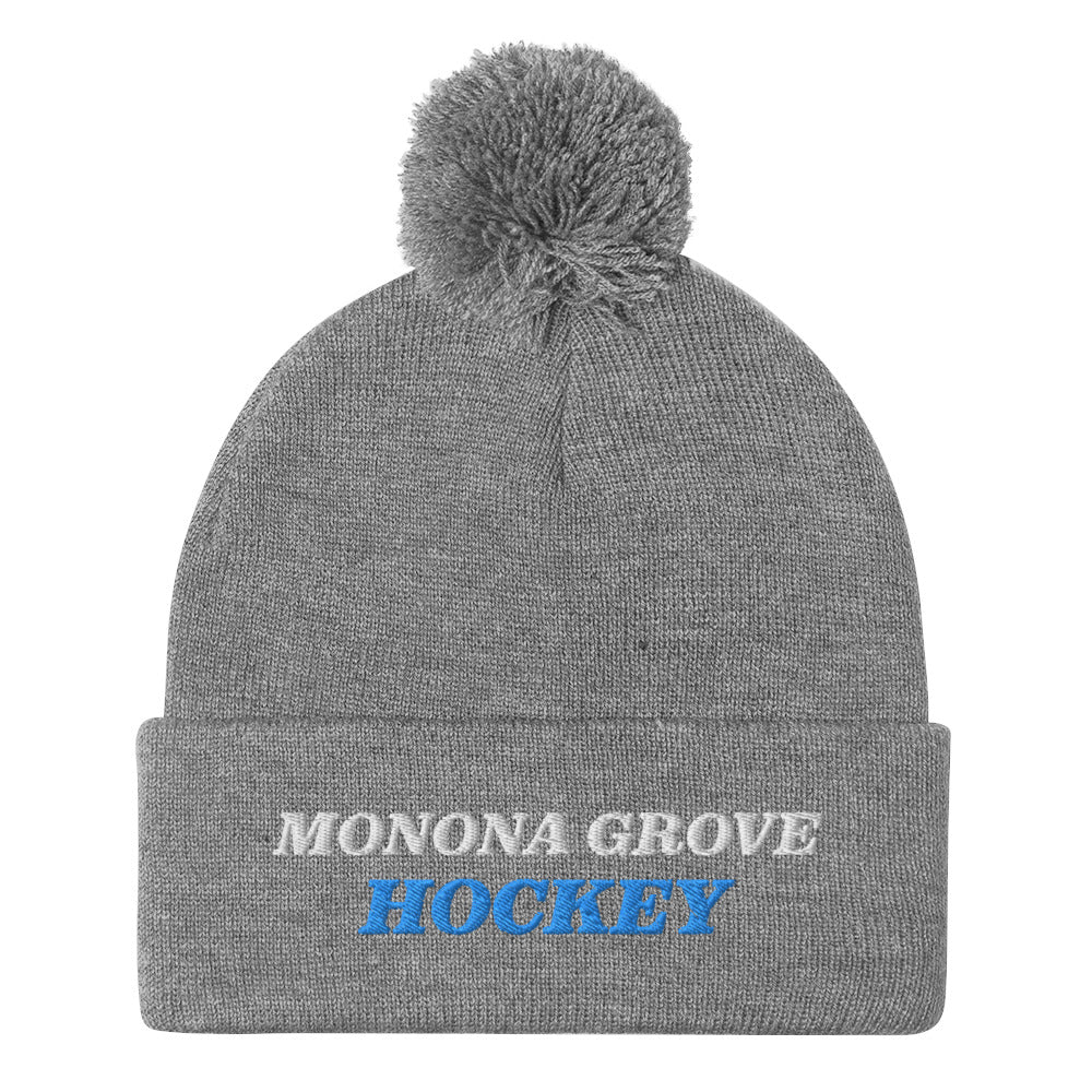 Monona Grove Hockey Pom-Pom Hat