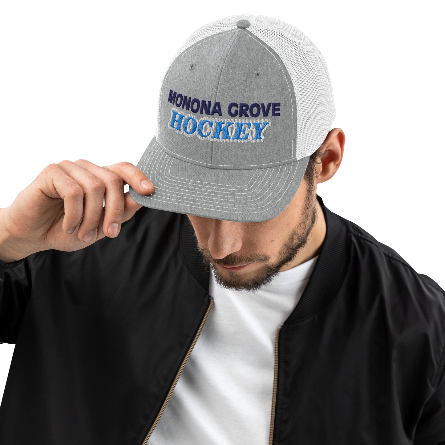 Monona Grove Hockey Trucker Cap