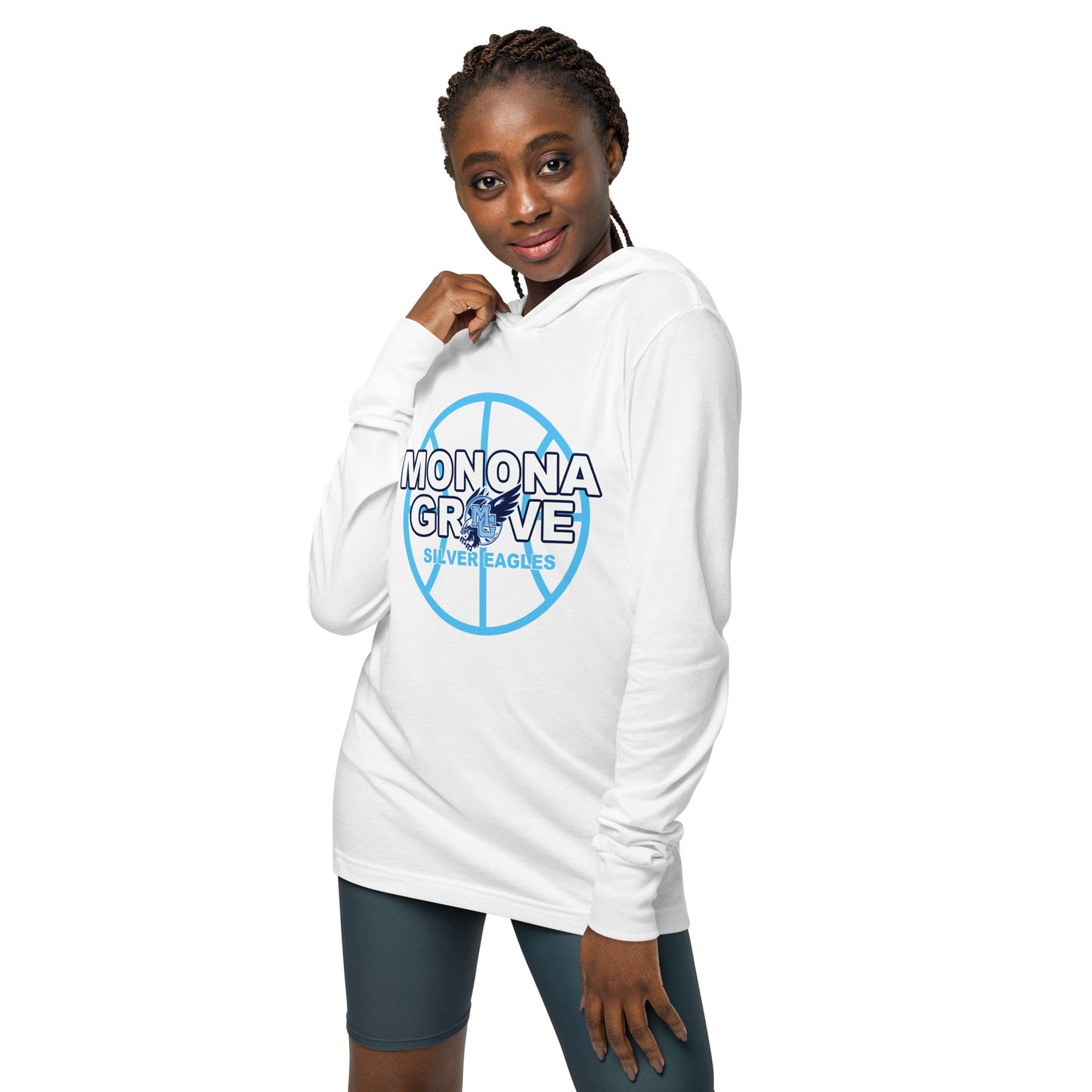 Monona Grove Basketball Hooded Long-Sleeve