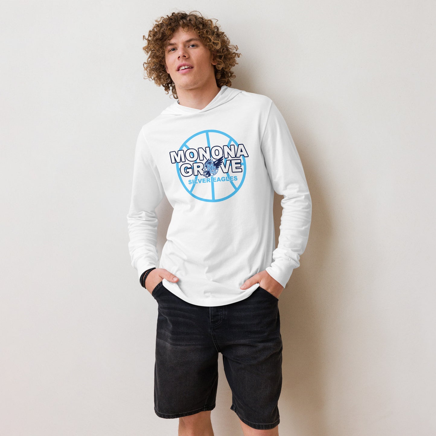 Monona Grove Basketball Hooded Long-Sleeve