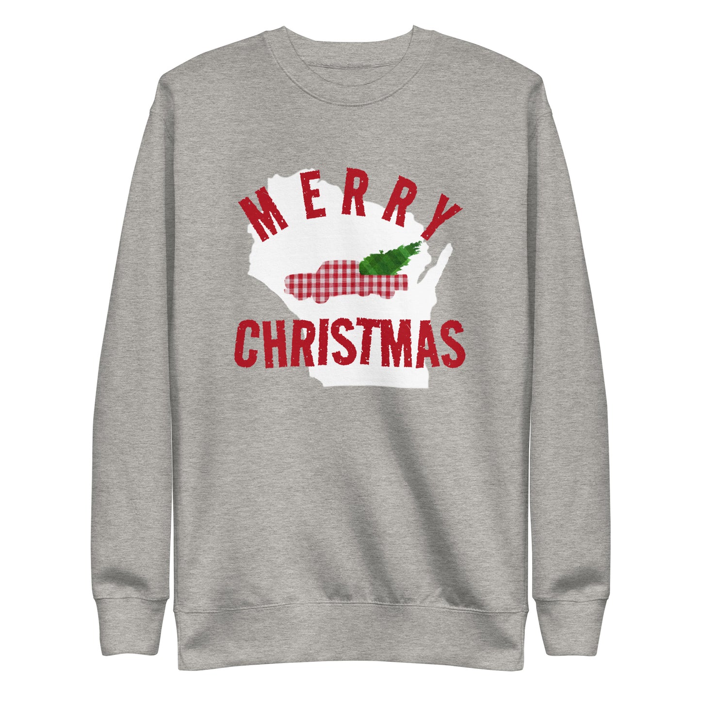 Wisconsin Merry Christmas Premium Sweatshirt
