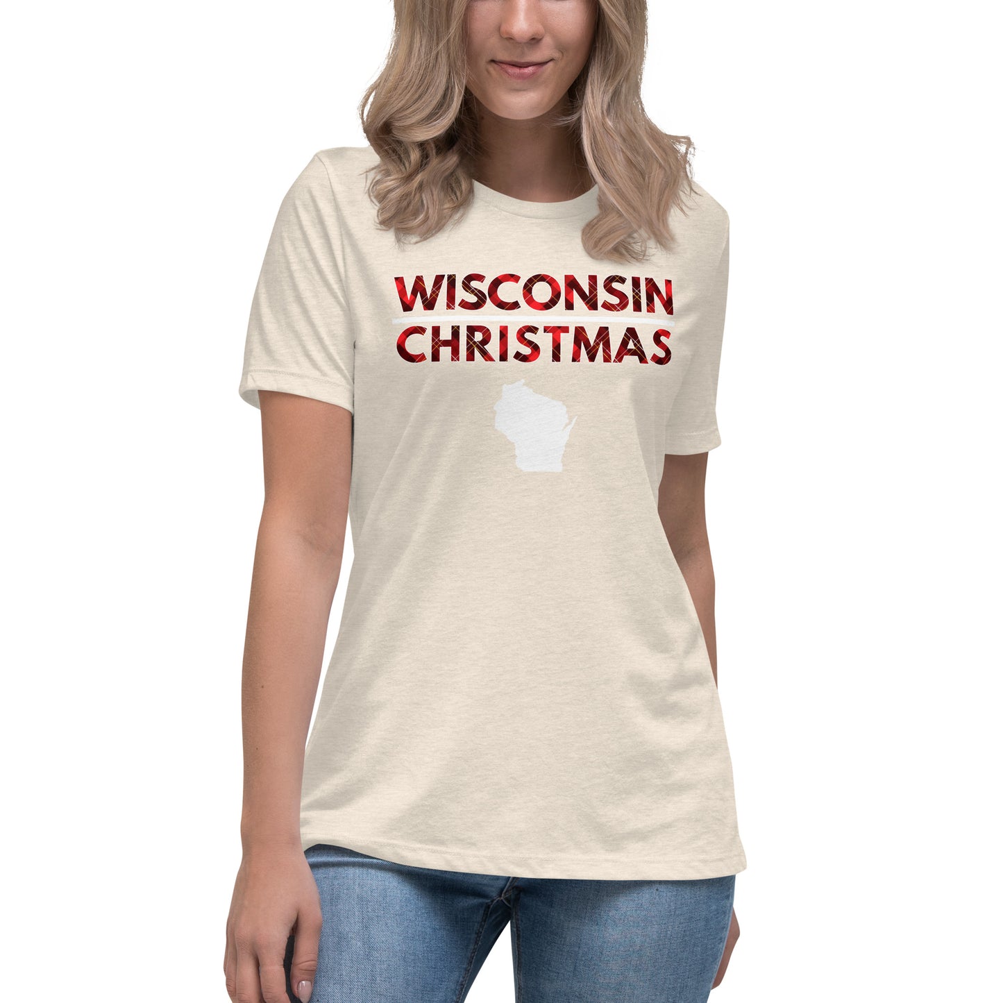 Wisconsin Christmas Relaxed T-Shirt