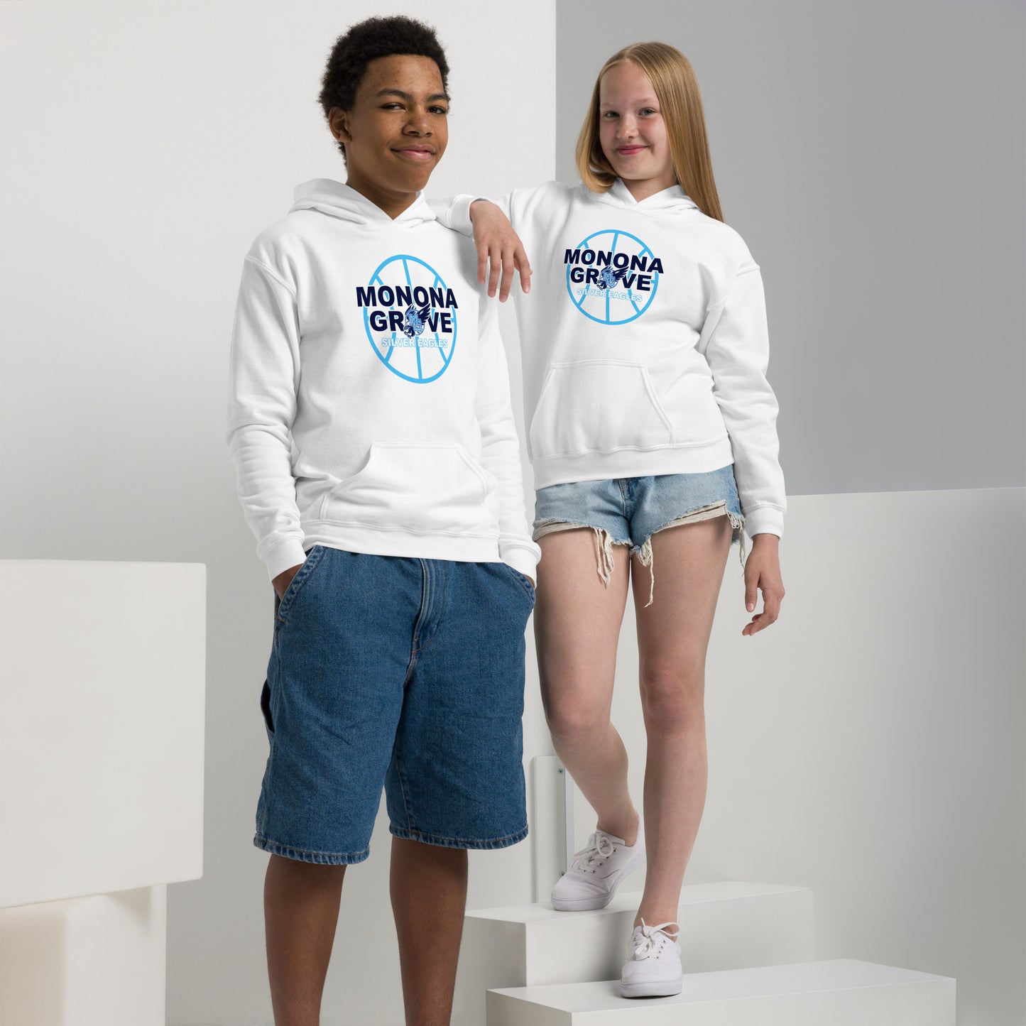 Monona Grove Basketball Youth Hoodie