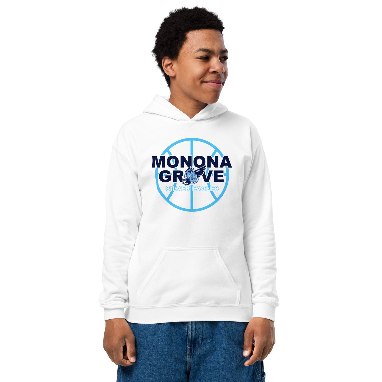 Monona Grove Basketball Youth Hoodie