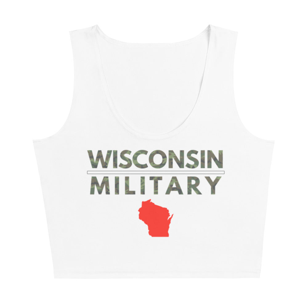 Wisconsin Military Crop Top