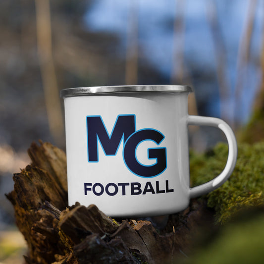 Monona Grove Football Enamel Mug