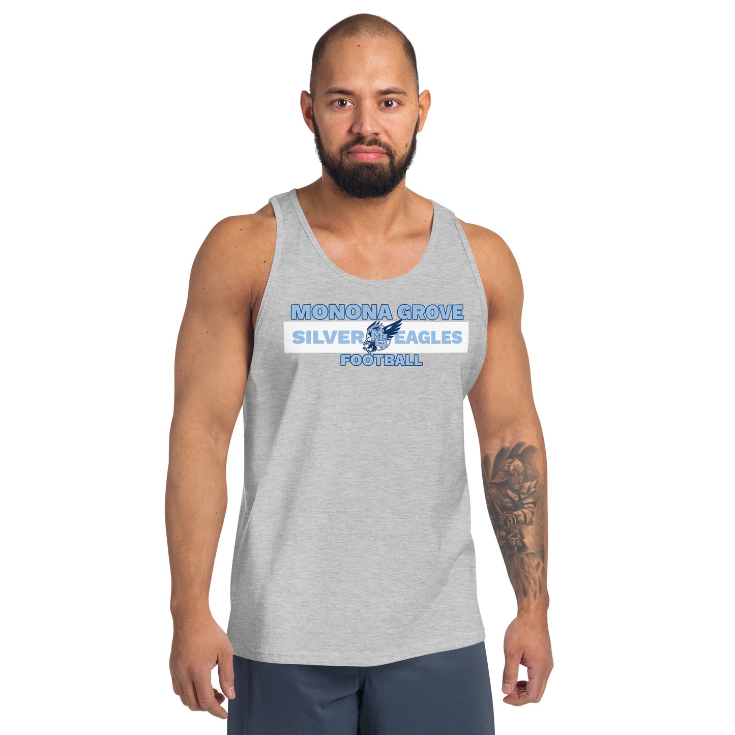 Monona Grove Football Bella + Canvas Tank Top