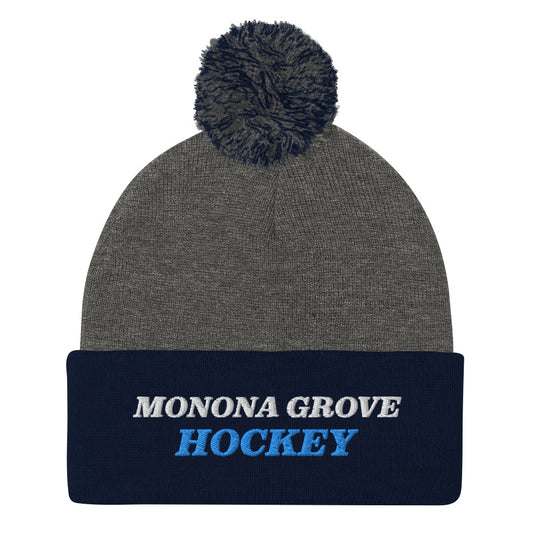 Monona Grove Hockey Pom-Pom Hat