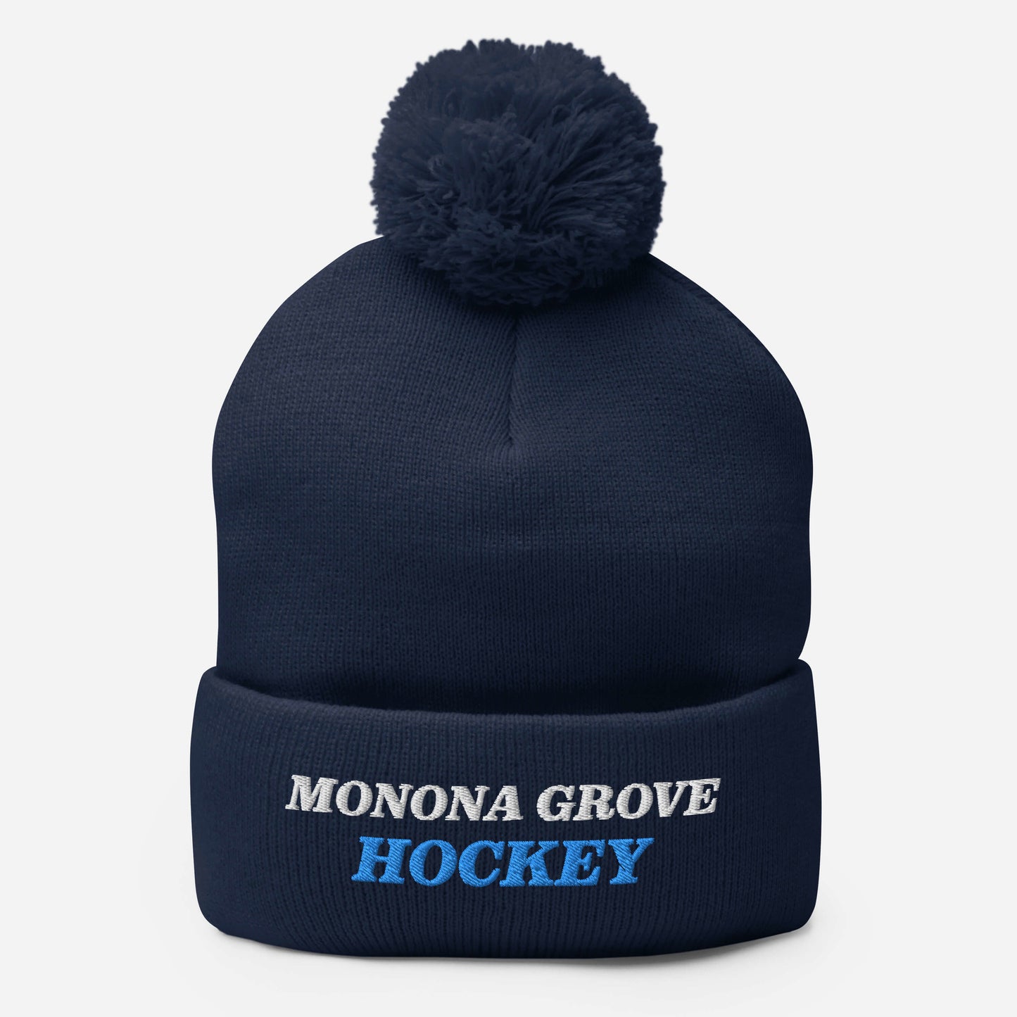 Monona Grove Hockey Pom-Pom Hat