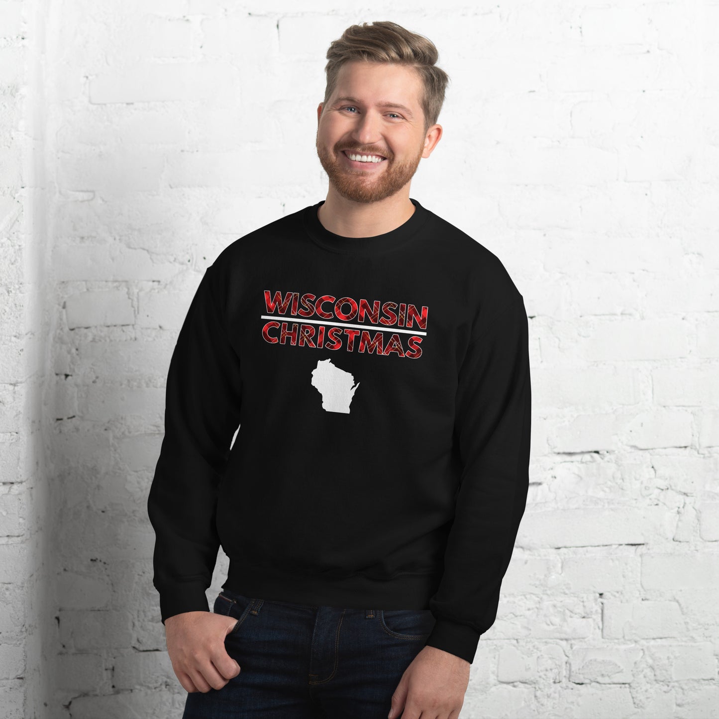 Wisconsin Christmas Sweatshirt