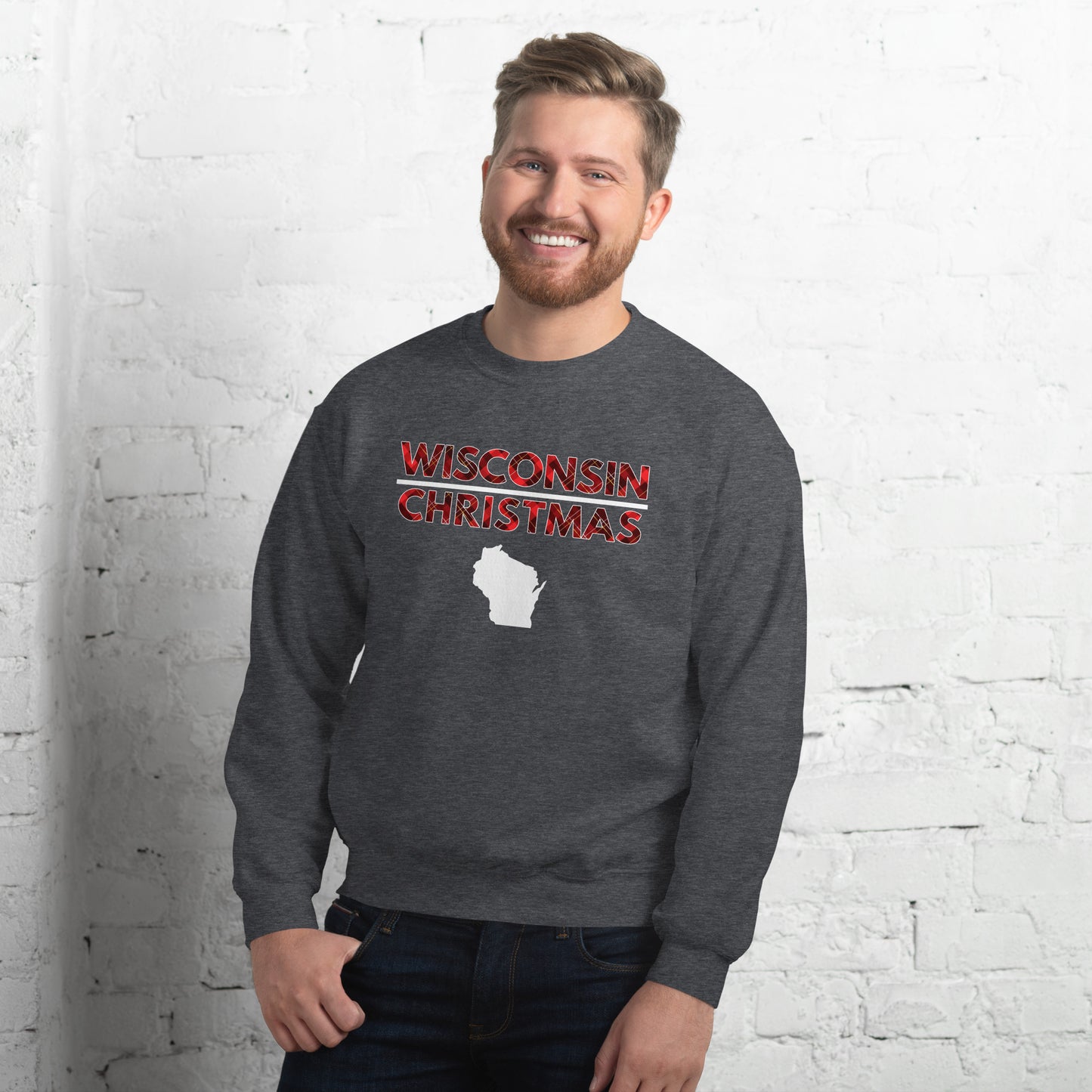 Wisconsin Christmas Sweatshirt