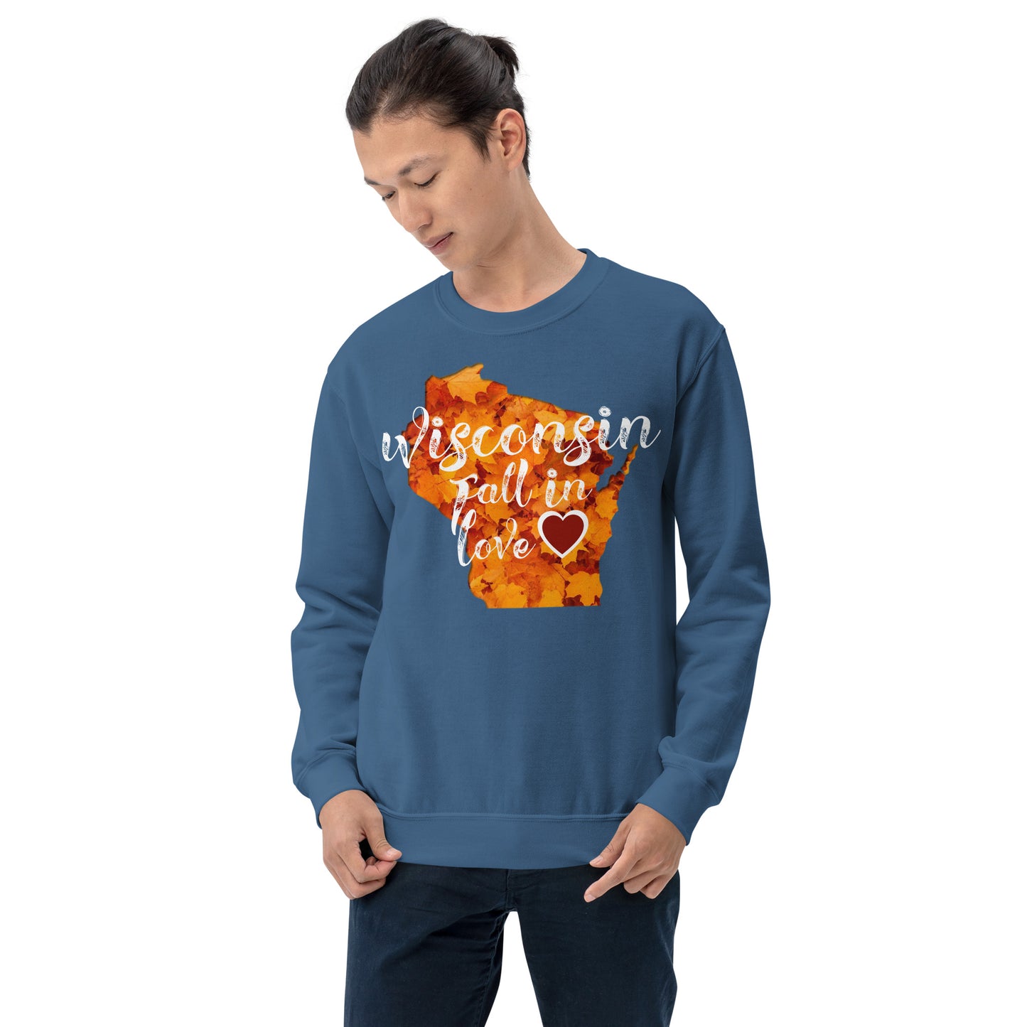 Wisconsin Sweatshirt Fall In Love