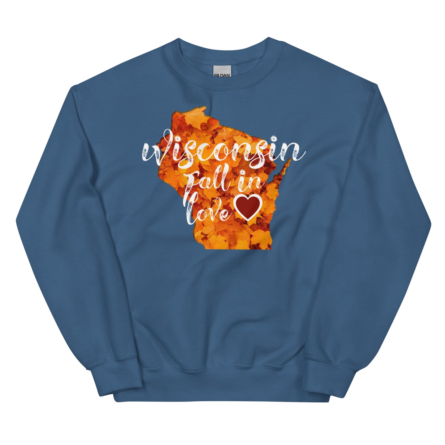 Wisconsin Sweatshirt Fall In Love