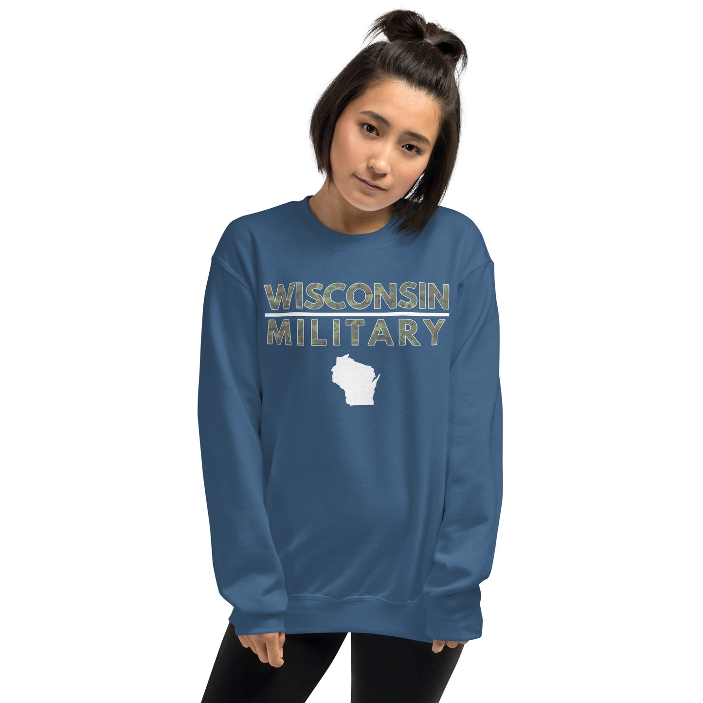 Wisconsin Military Sweatshirt