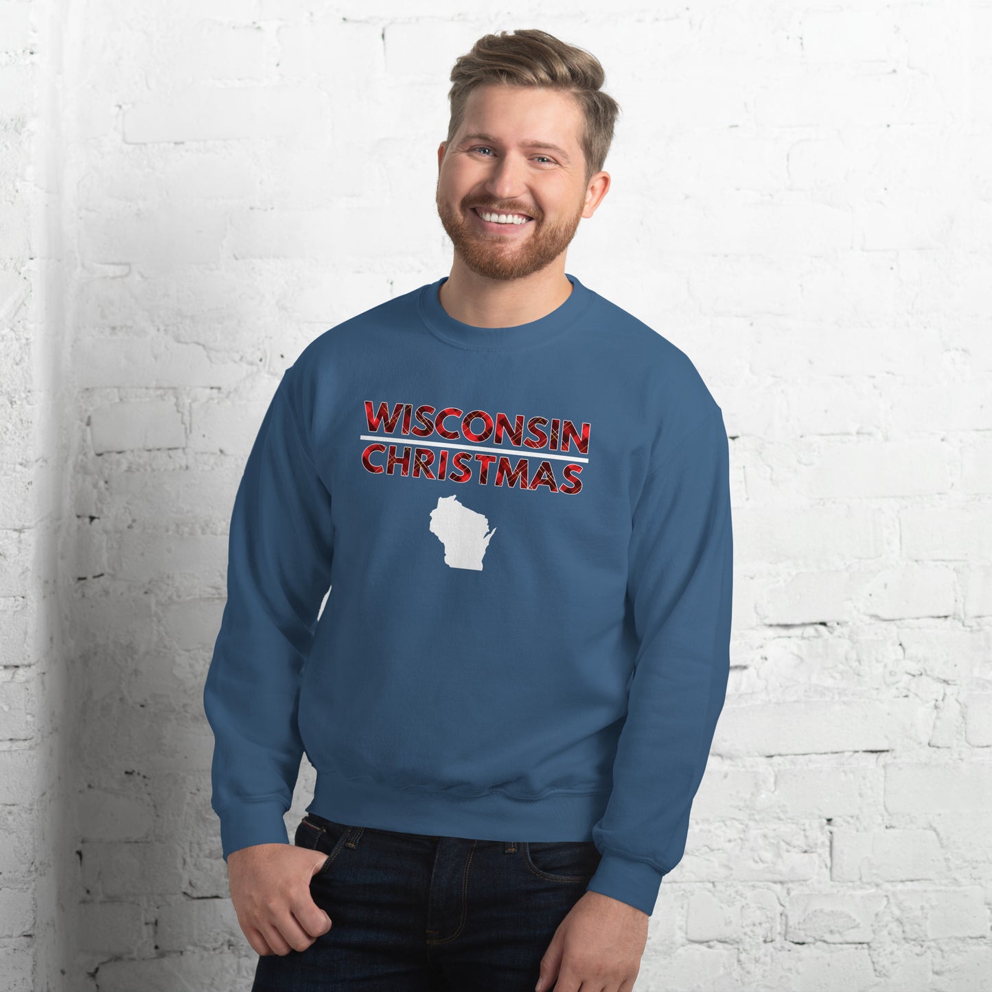 Wisconsin Christmas Sweatshirt