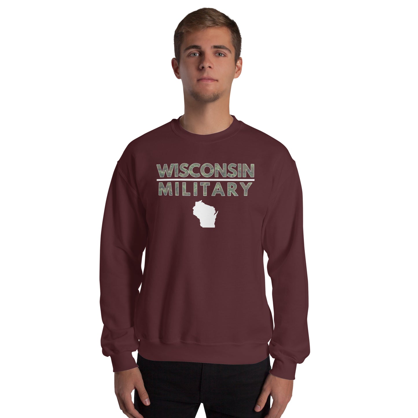 Wisconsin Military Sweatshirt