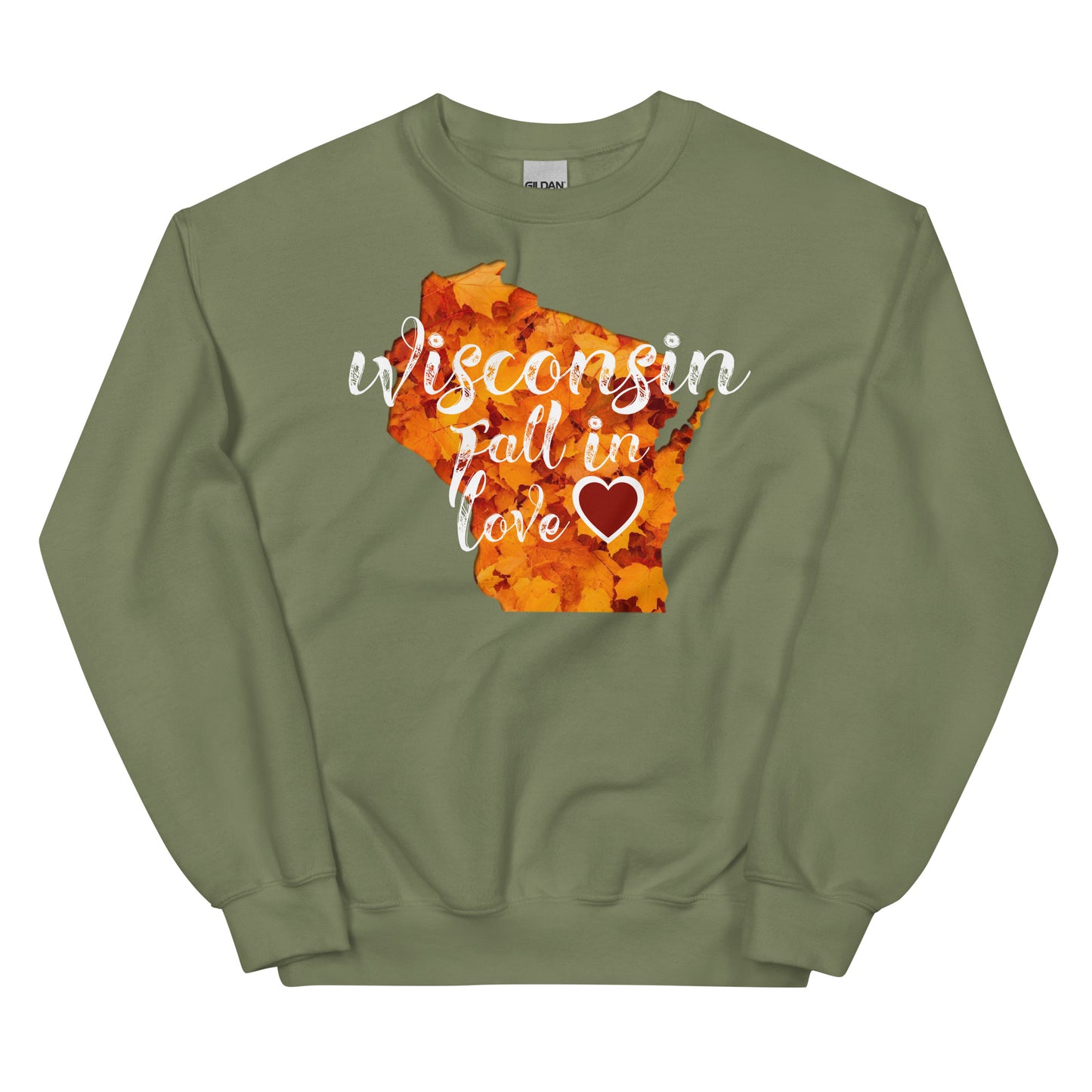 Wisconsin Sweatshirt Fall In Love