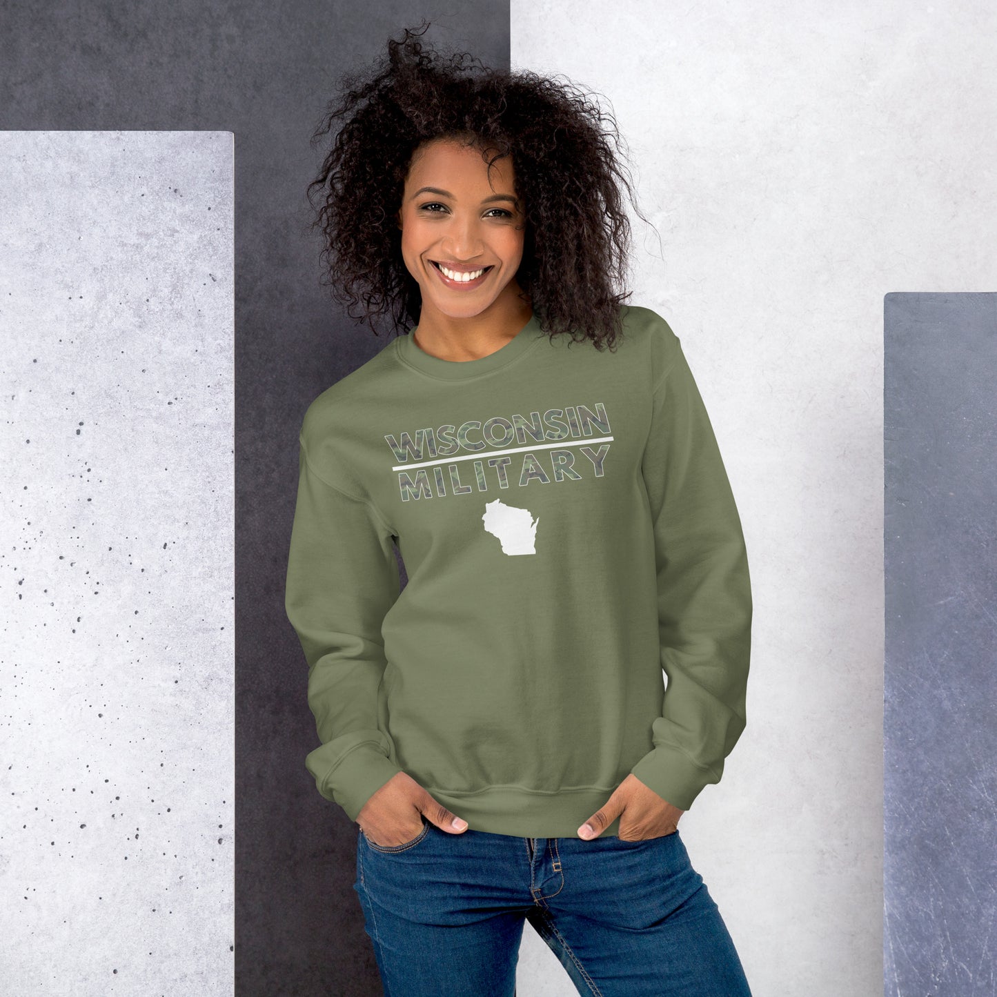 Wisconsin Military Sweatshirt