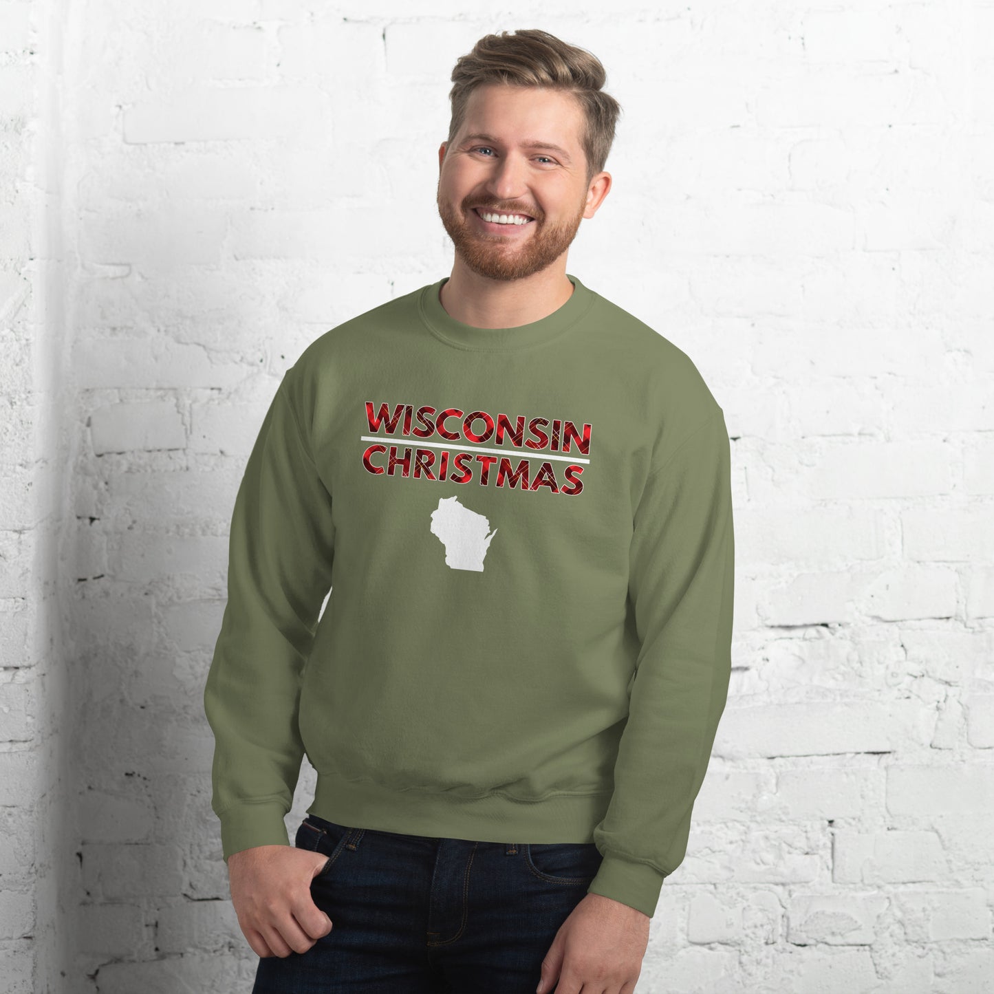 Wisconsin Christmas Sweatshirt