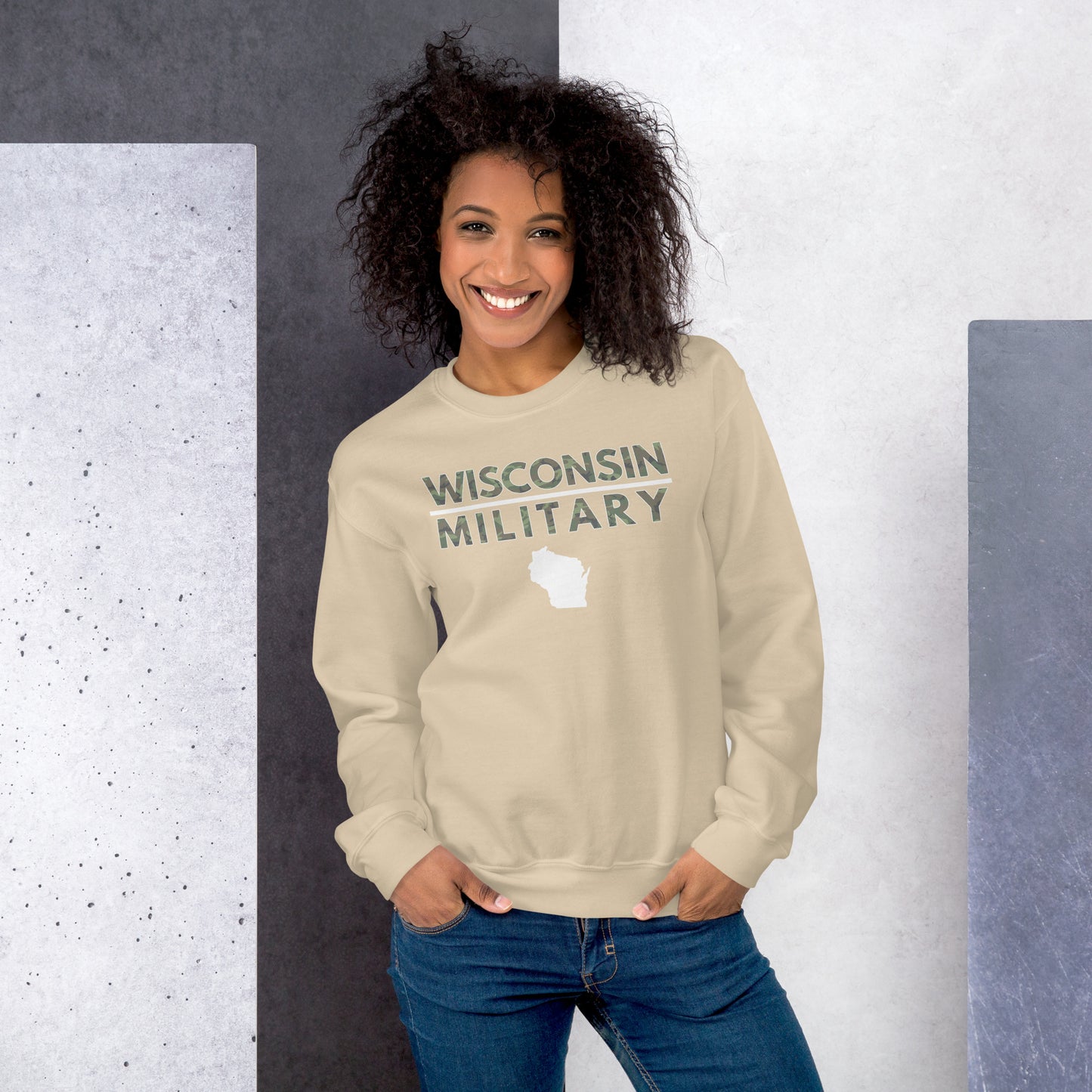 Wisconsin Military Sweatshirt