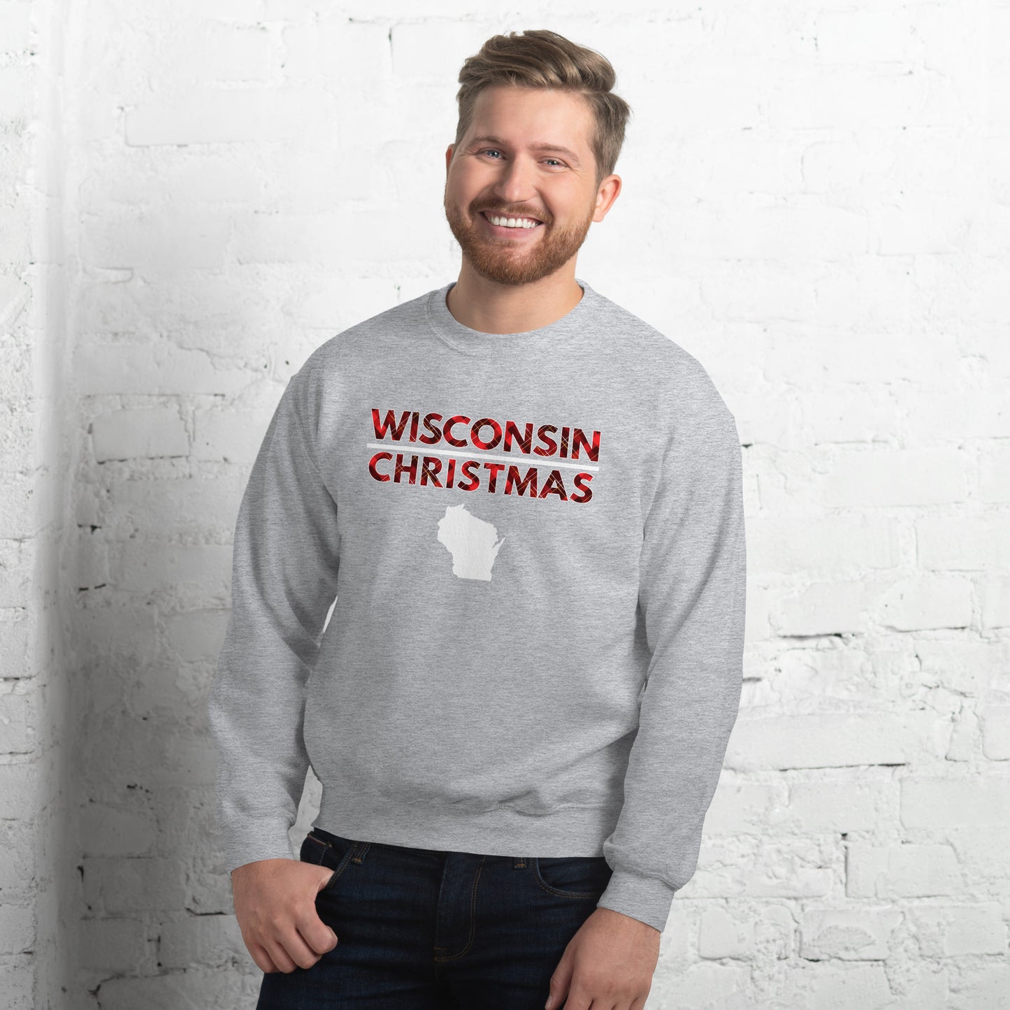 Wisconsin Christmas Sweatshirt