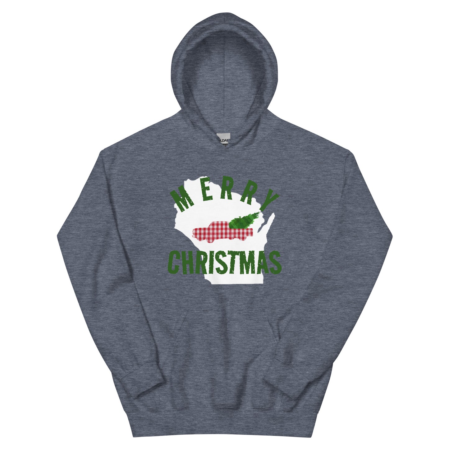 Wisconsin Merry Christmas 23 Hoodie