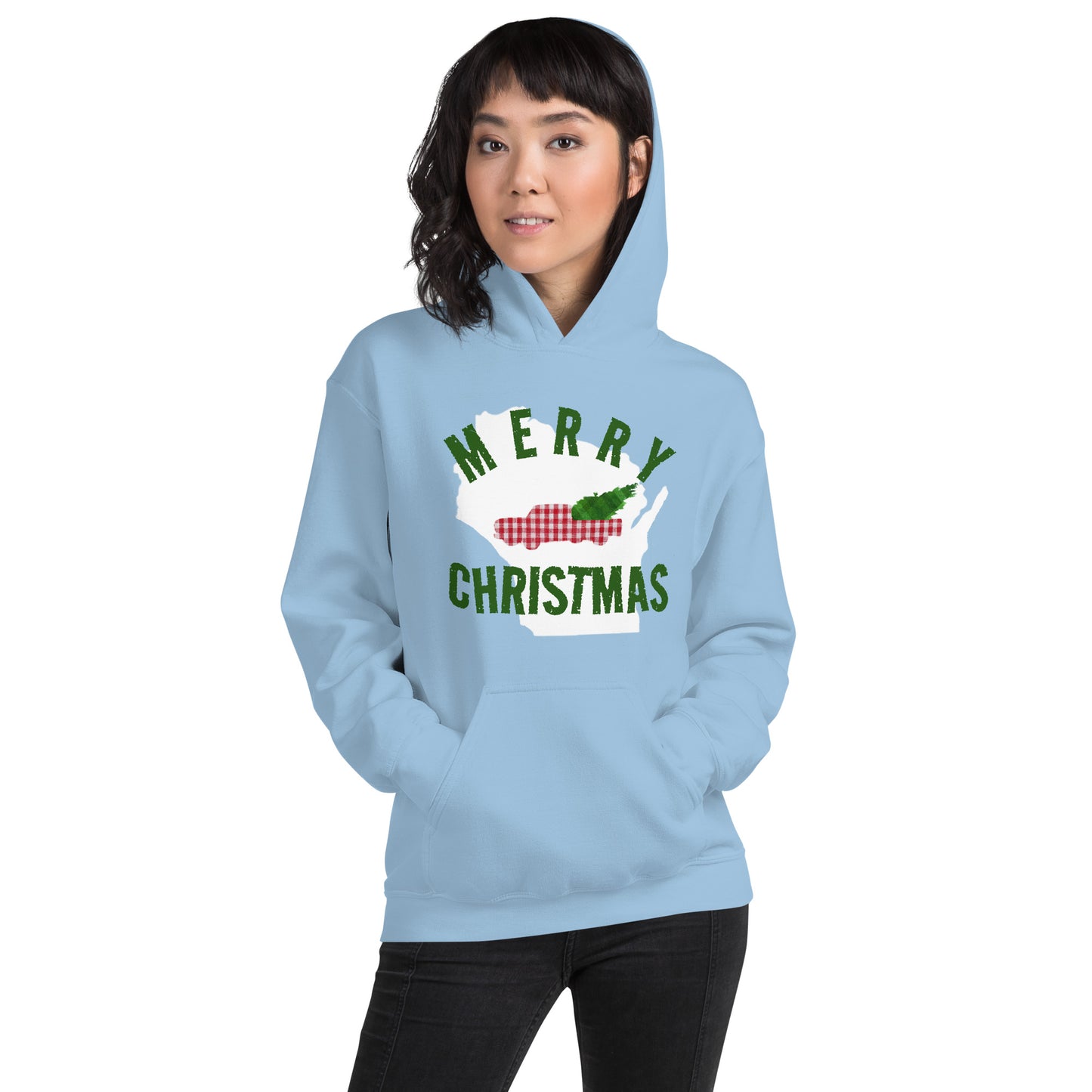 Wisconsin Merry Christmas 23 Hoodie