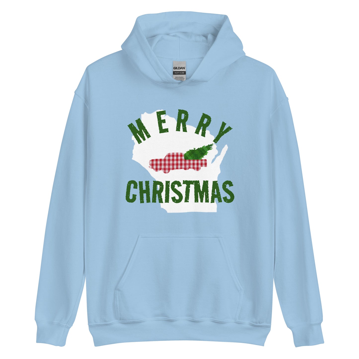 Wisconsin Merry Christmas 23 Hoodie