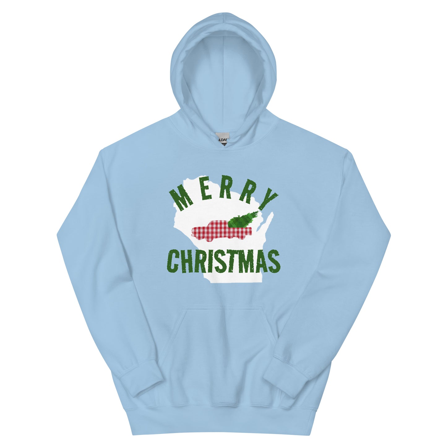 Wisconsin Merry Christmas 23 Hoodie