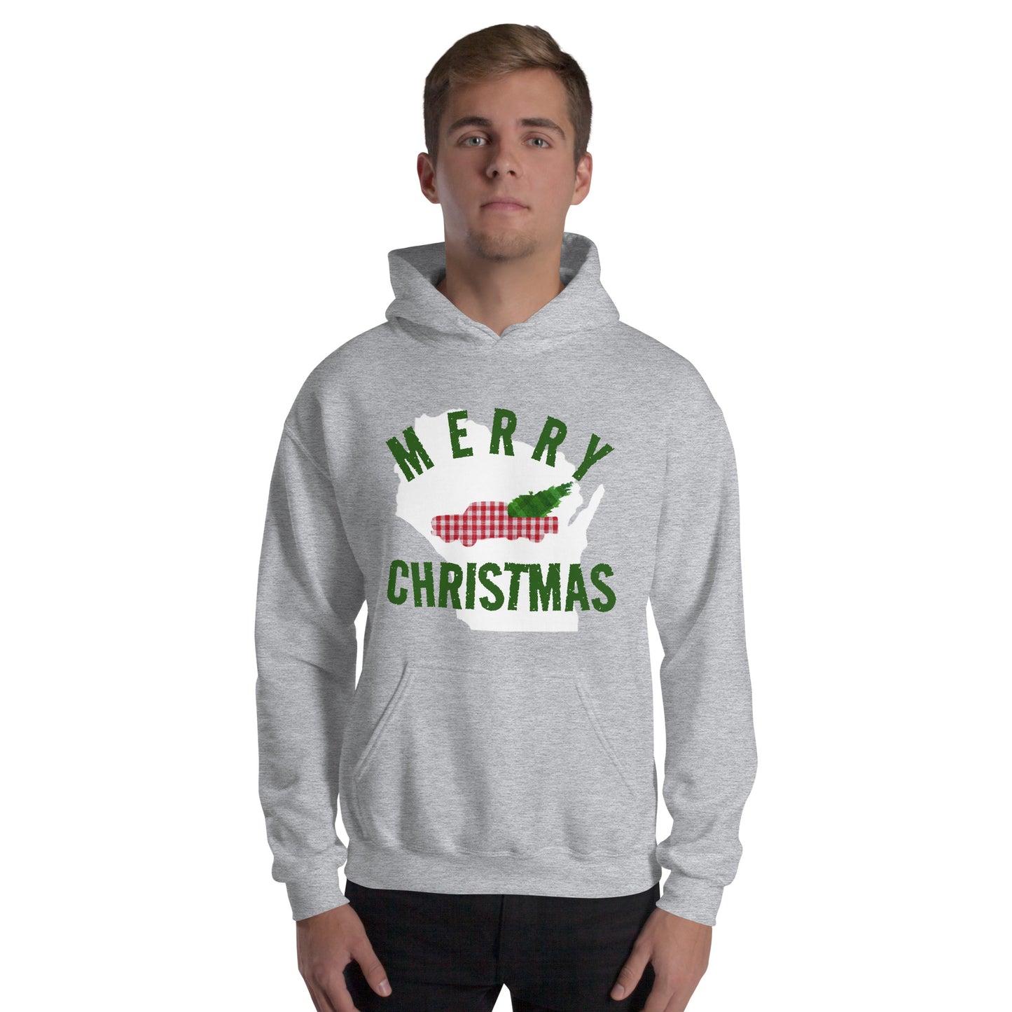 Wisconsin Merry Christmas 23 Hoodie