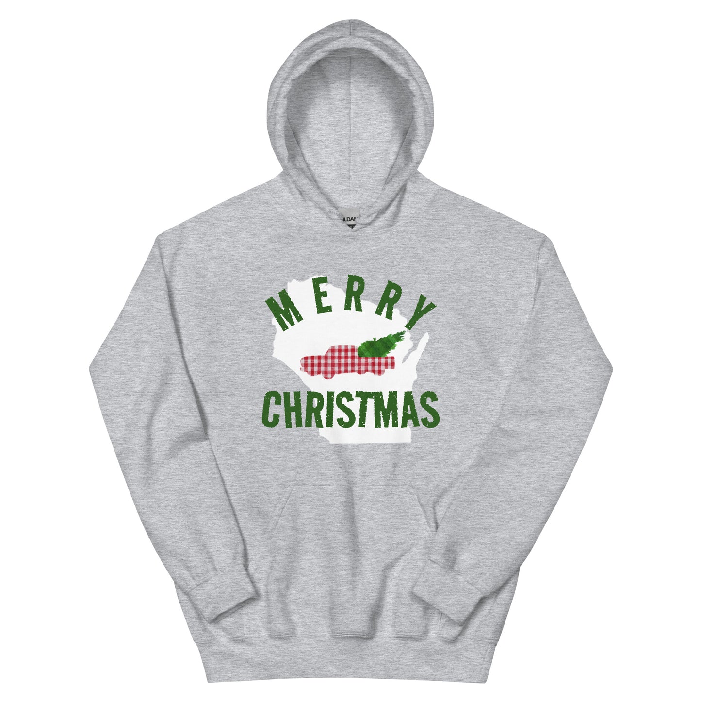 Wisconsin Merry Christmas 23 Hoodie