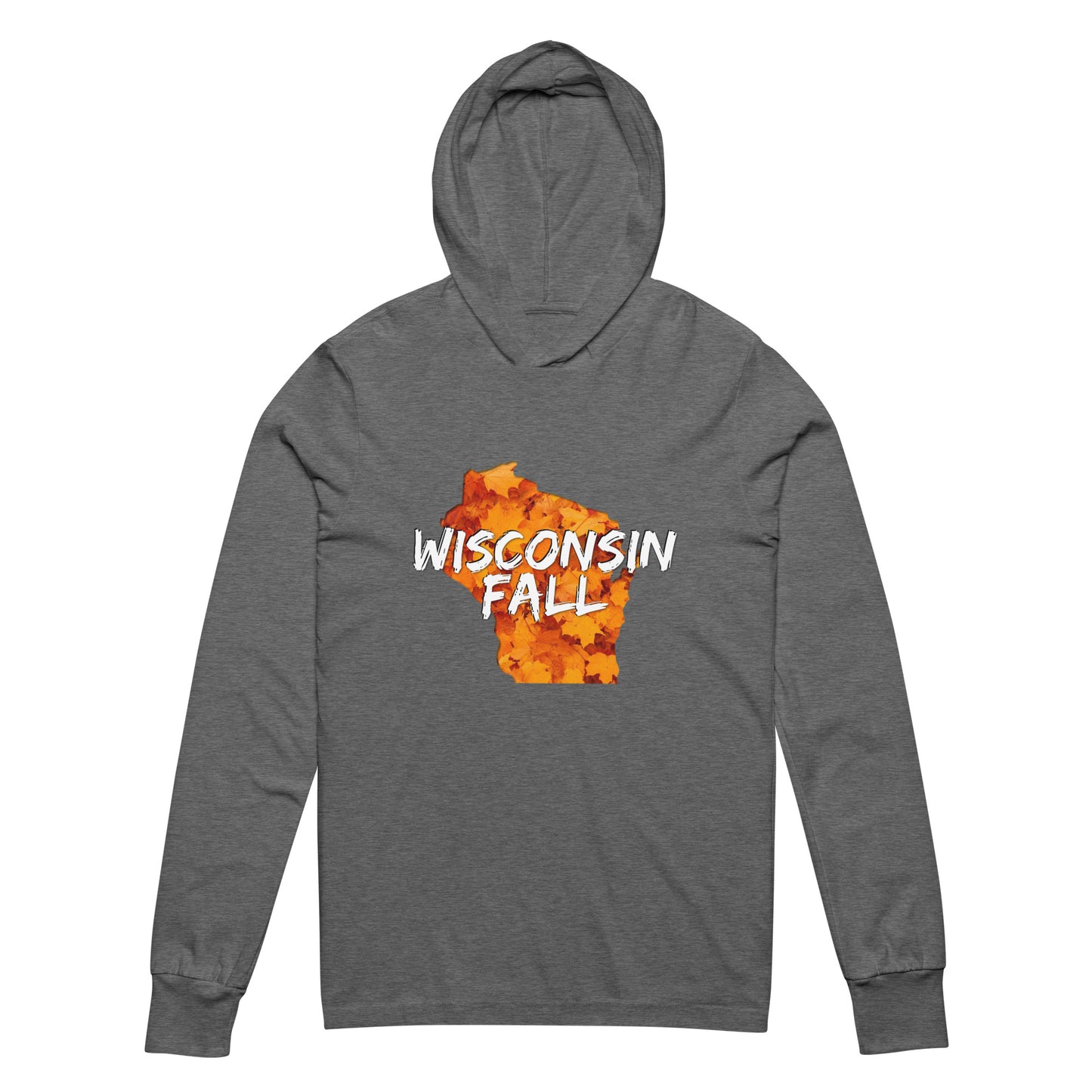 Wisconsin Fall 2.3 Hooded Bella + Canvas Long-Sleeve