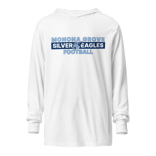 Monona Grove Football 2.3 Hooded Long-Sleeve Bella Canvas