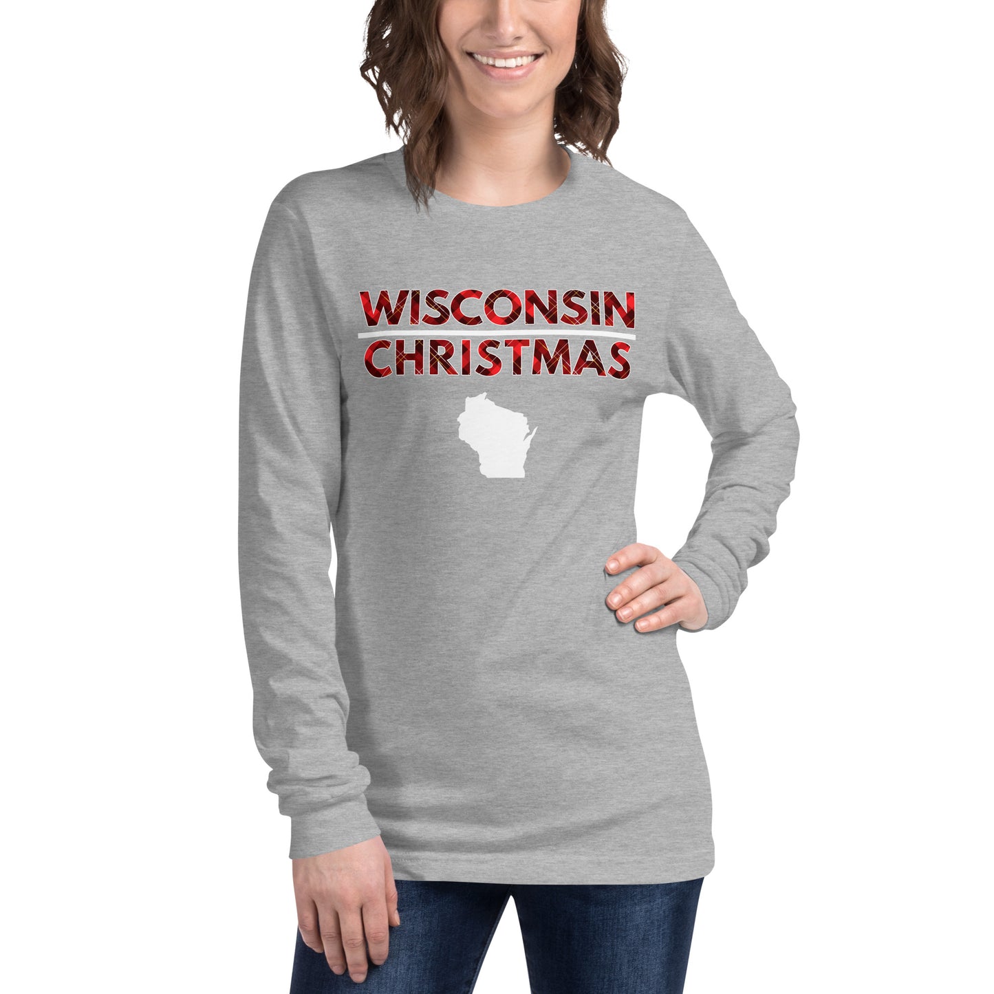 Wisconsin Christmas Long Sleeve T-Shirt