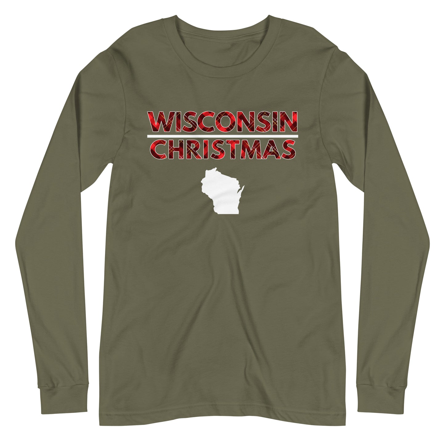 Wisconsin Christmas Long Sleeve T-Shirt