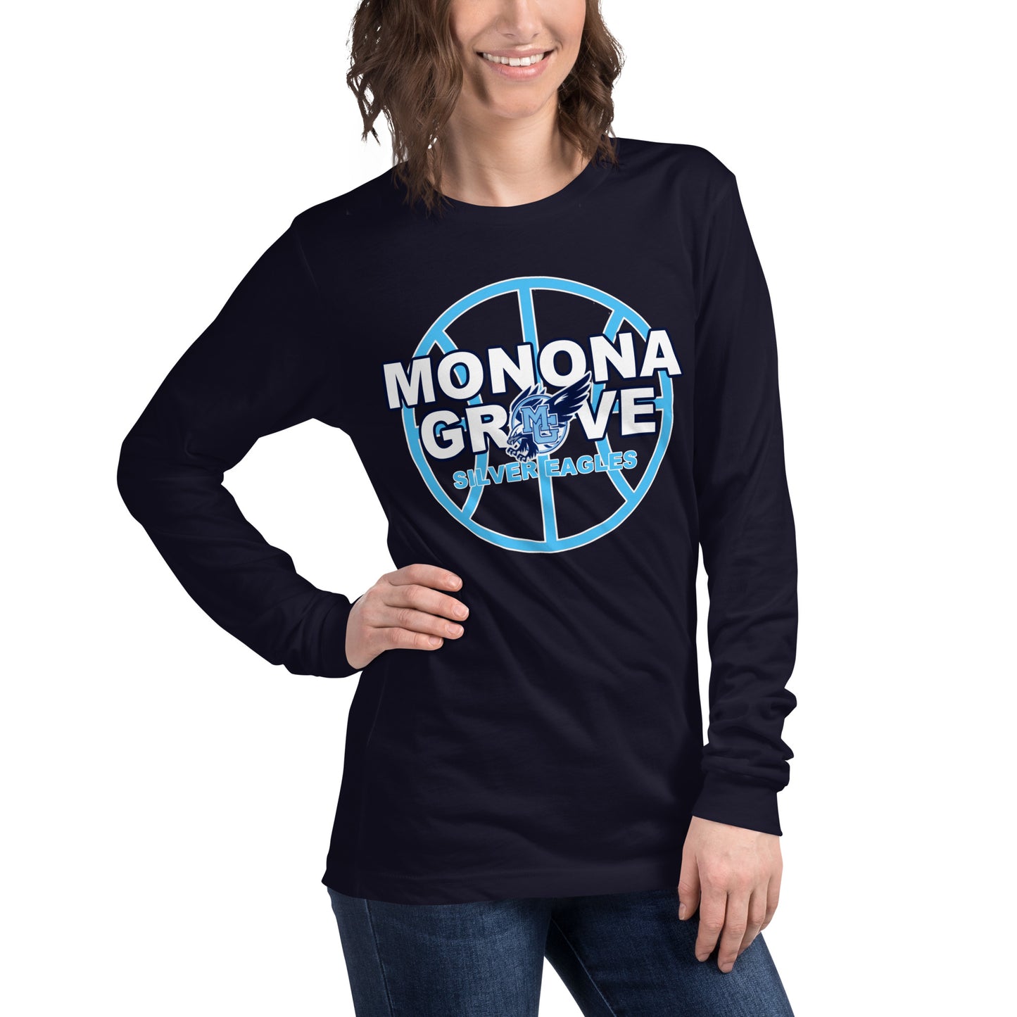 Monona Grove Basketball Long Sleeve Tee