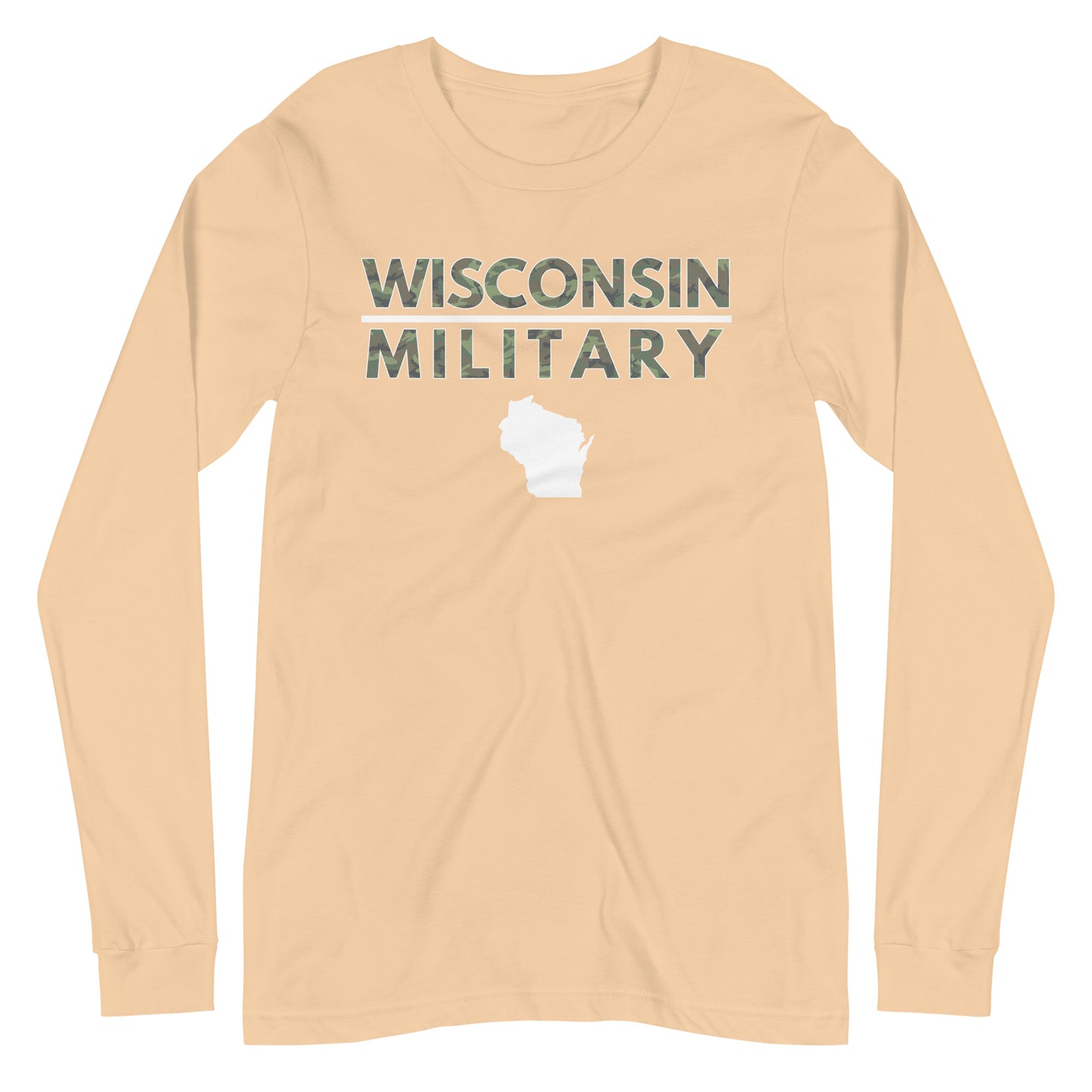 Wisconsin Military Bella + Canvas Long Sleeve T-Shirt