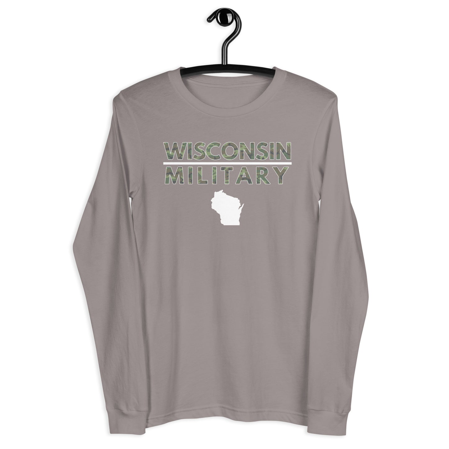 Wisconsin Military Bella + Canvas Long Sleeve T-Shirt