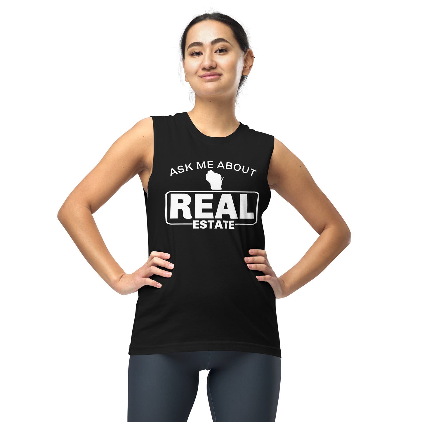 Ask Wisconsin Realtor Muscle Shirt