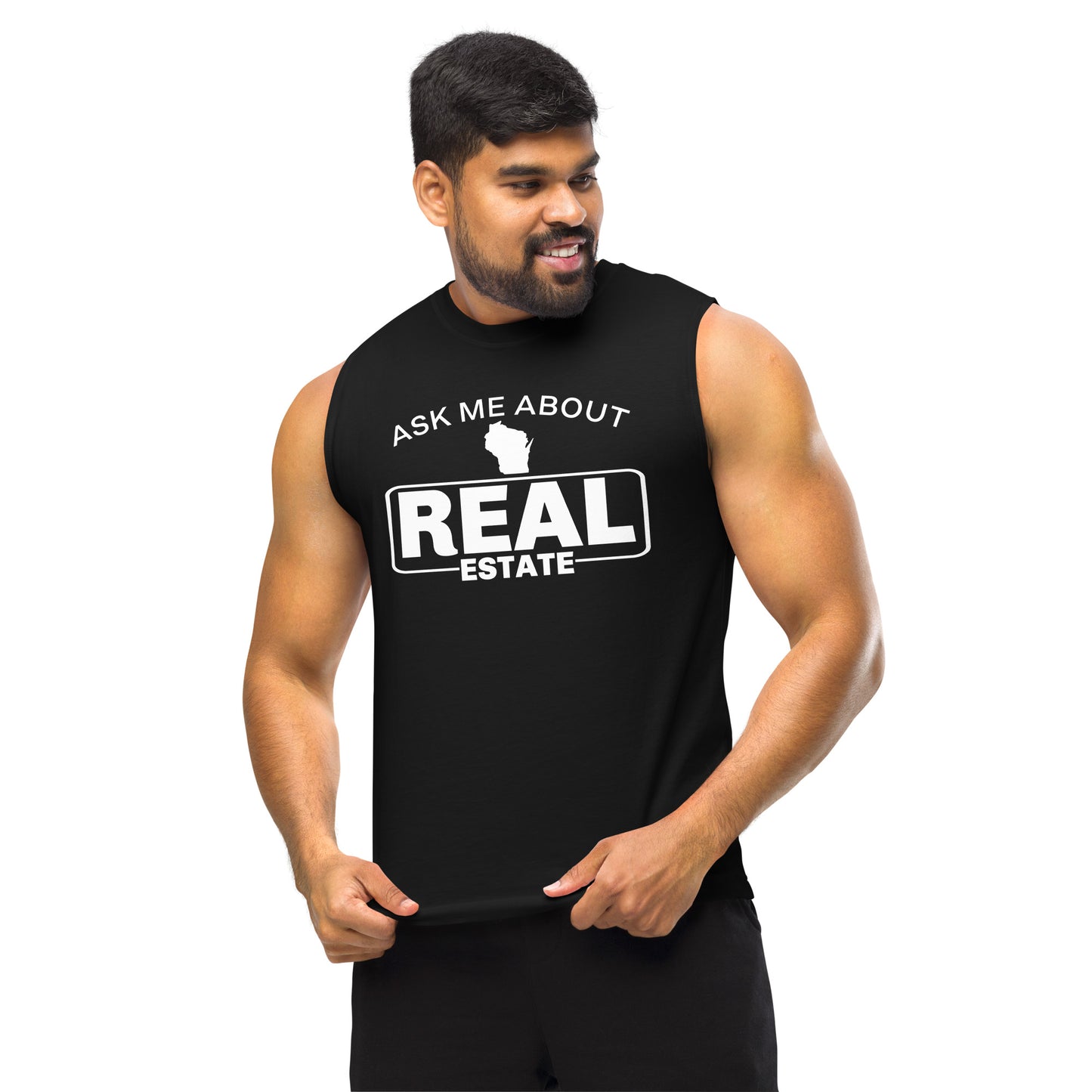 Ask Wisconsin Realtor Muscle Shirt