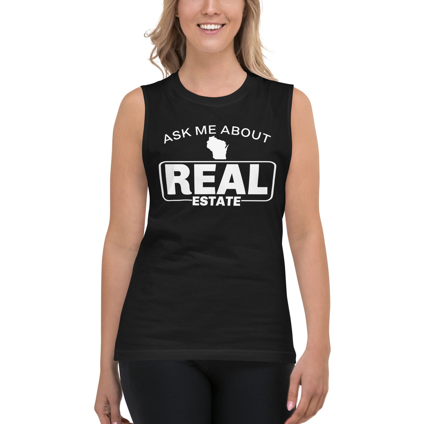 Ask Wisconsin Realtor Muscle Shirt