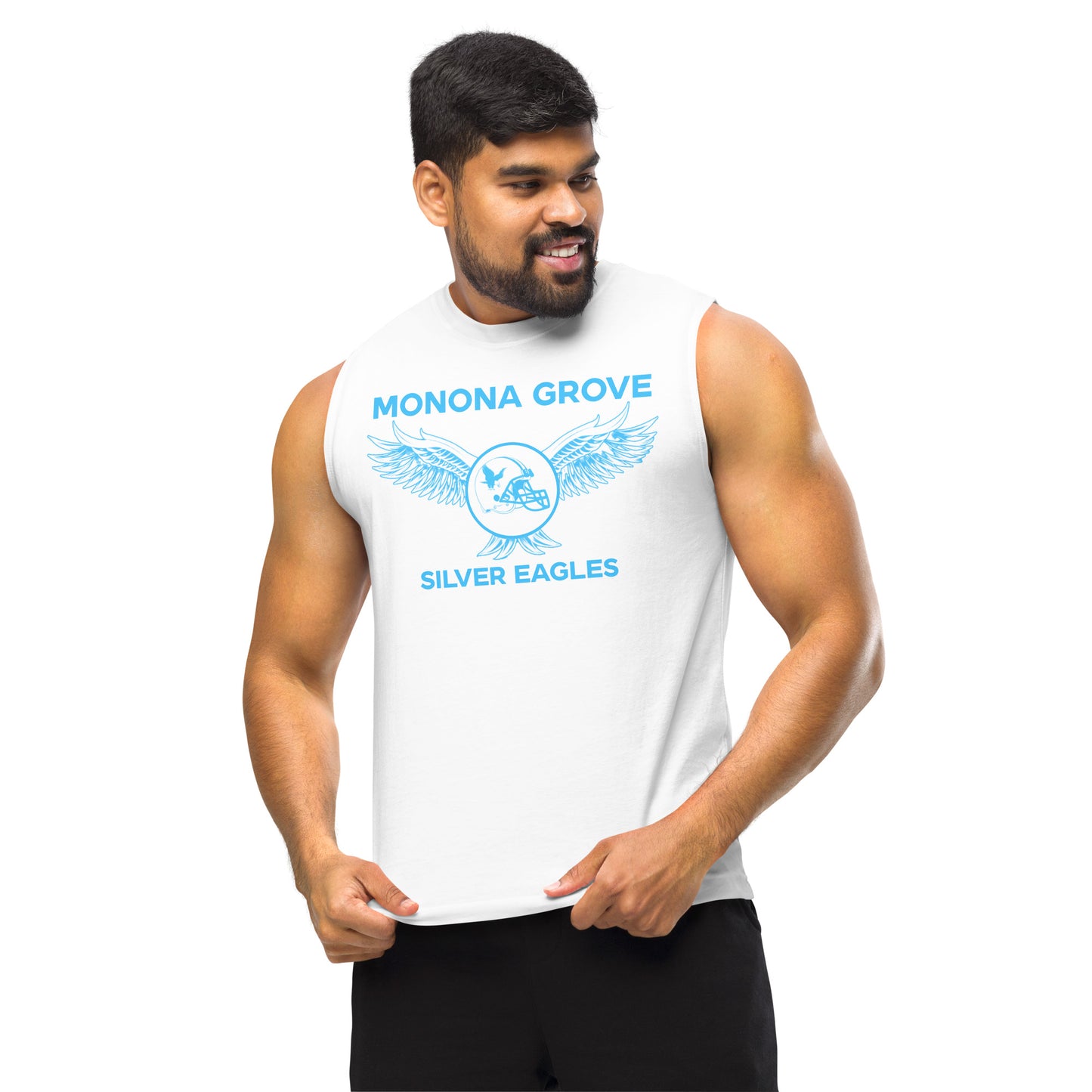 MG Football Eagle Wings Muscle Shirt