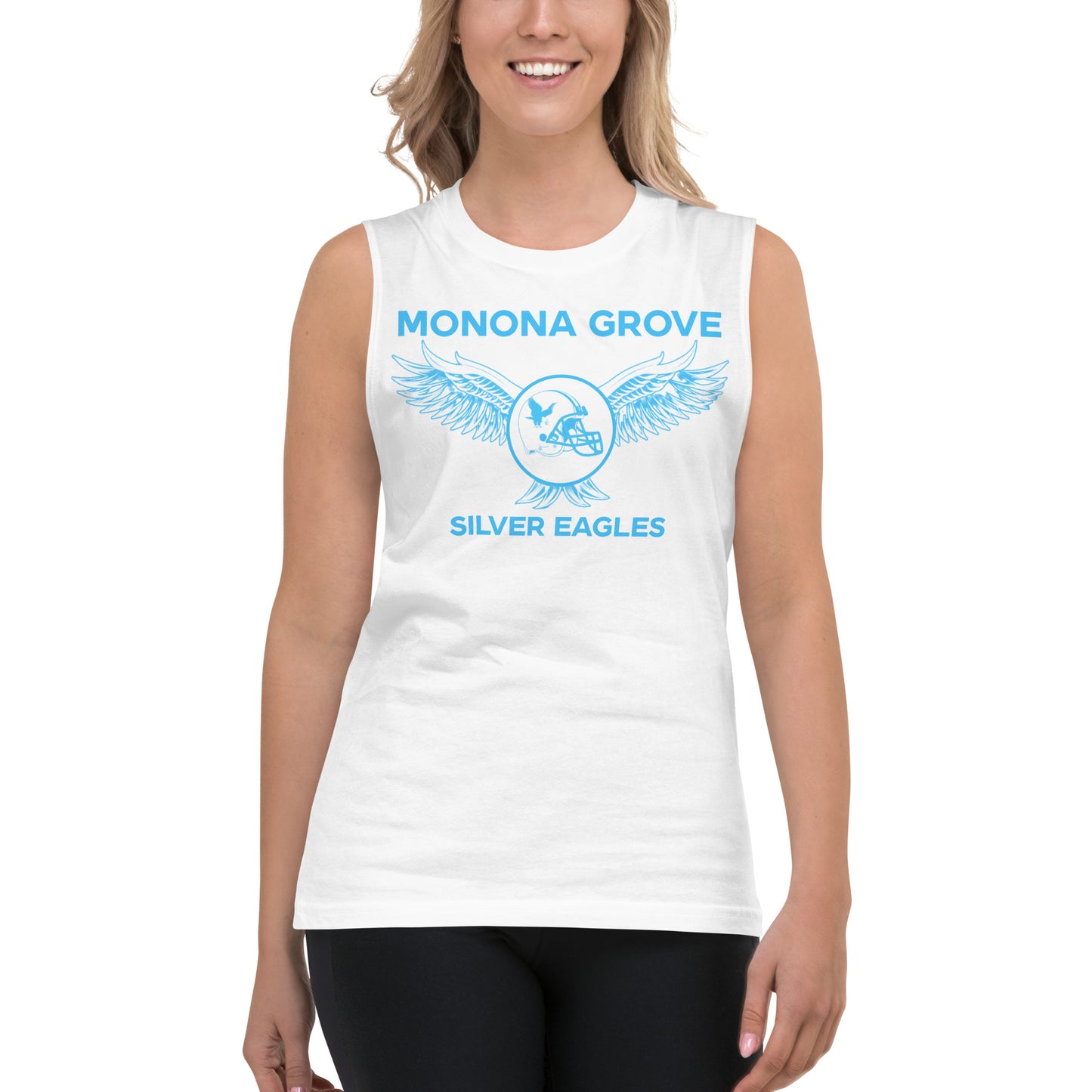 MG Football Eagle Wings Muscle Shirt