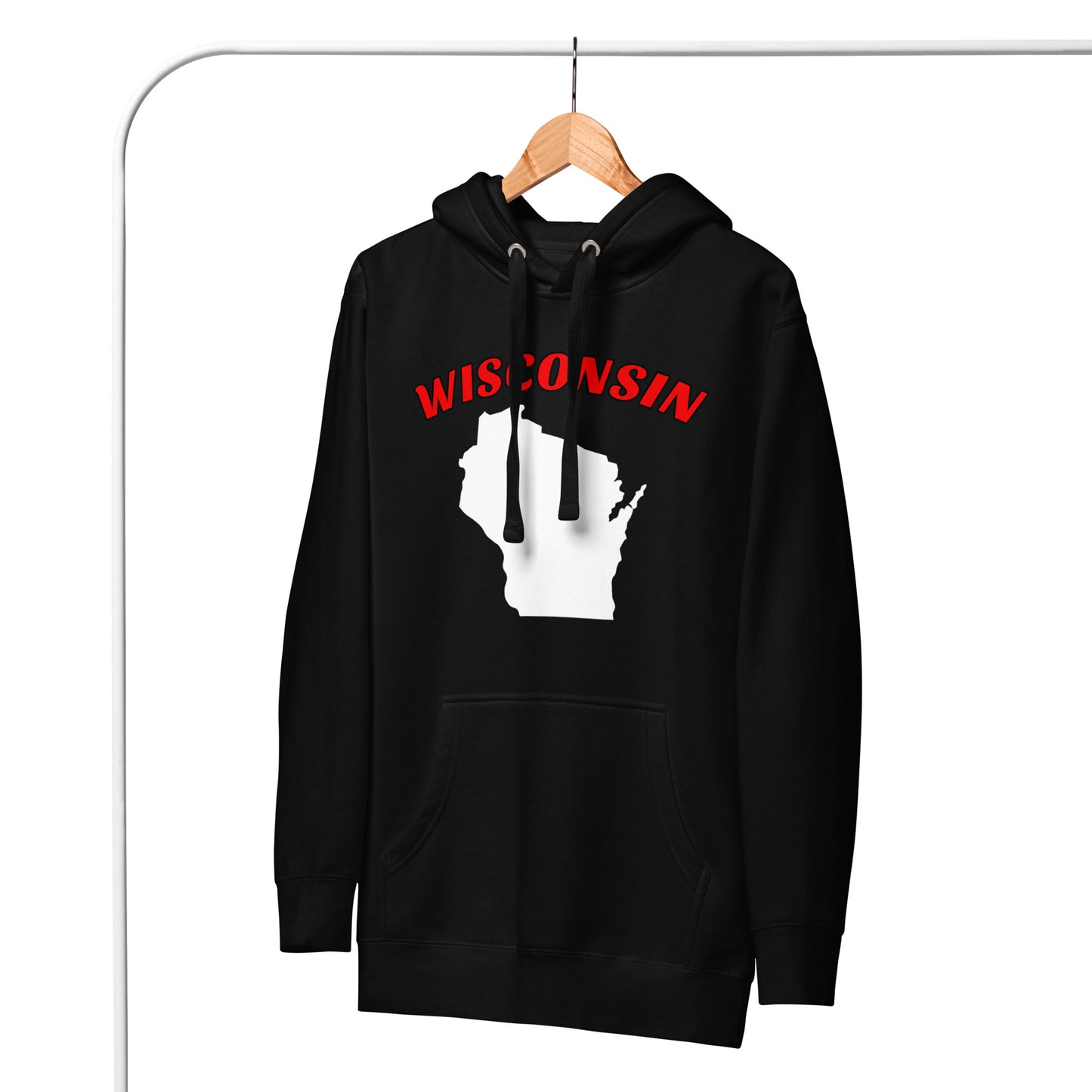 Wisconsin State Premium Hoodie