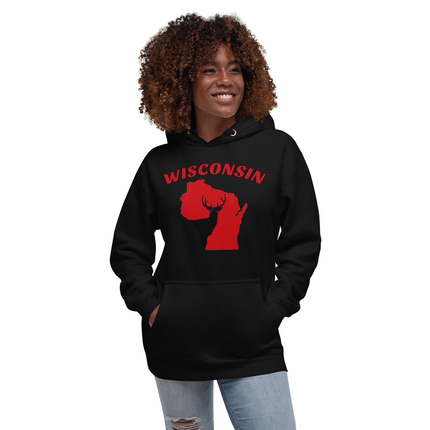 Wisconsin Hunter Red Premium Hoodie